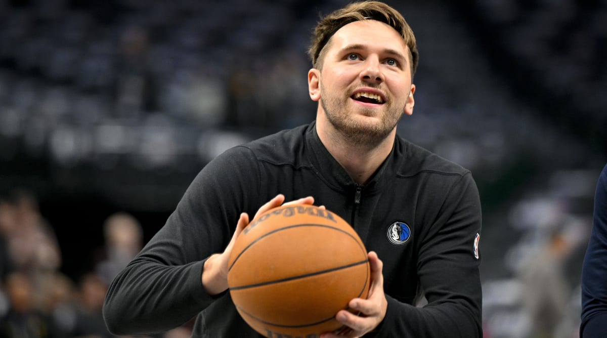 Luka Doncic Made a Half-Court Shot That Left His Coaches Doing Push-Ups