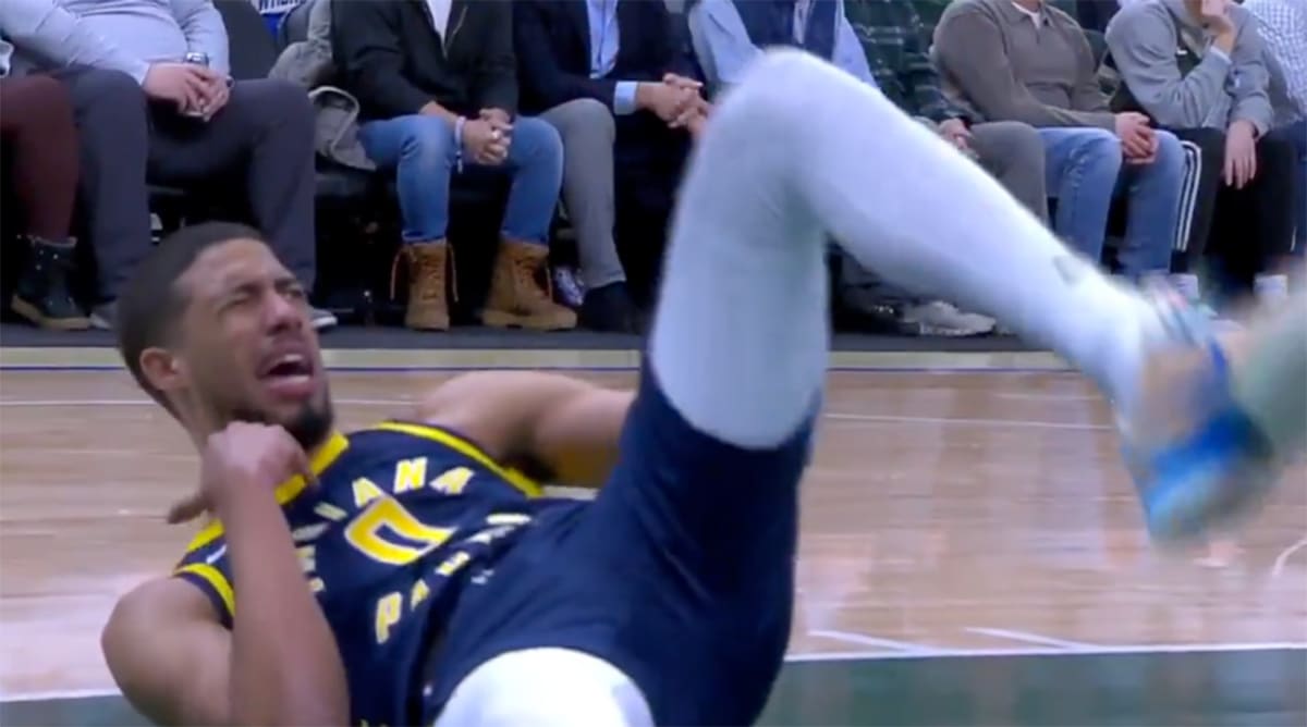 Giannis Antetokounmpo Earns Tech After Bumping Tyrese Haliburton, Offers Hug to Make Up