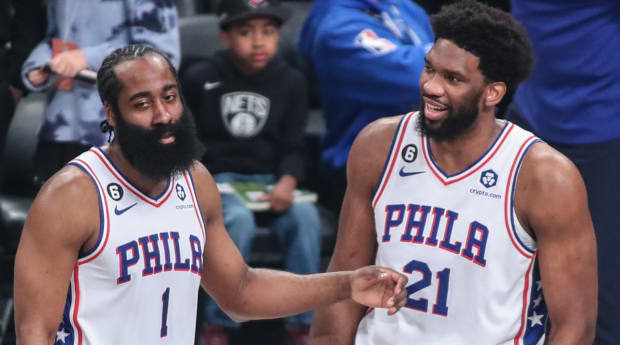 James Harden Had the Perfect Gift for Joel Embiid After MVP Announcement