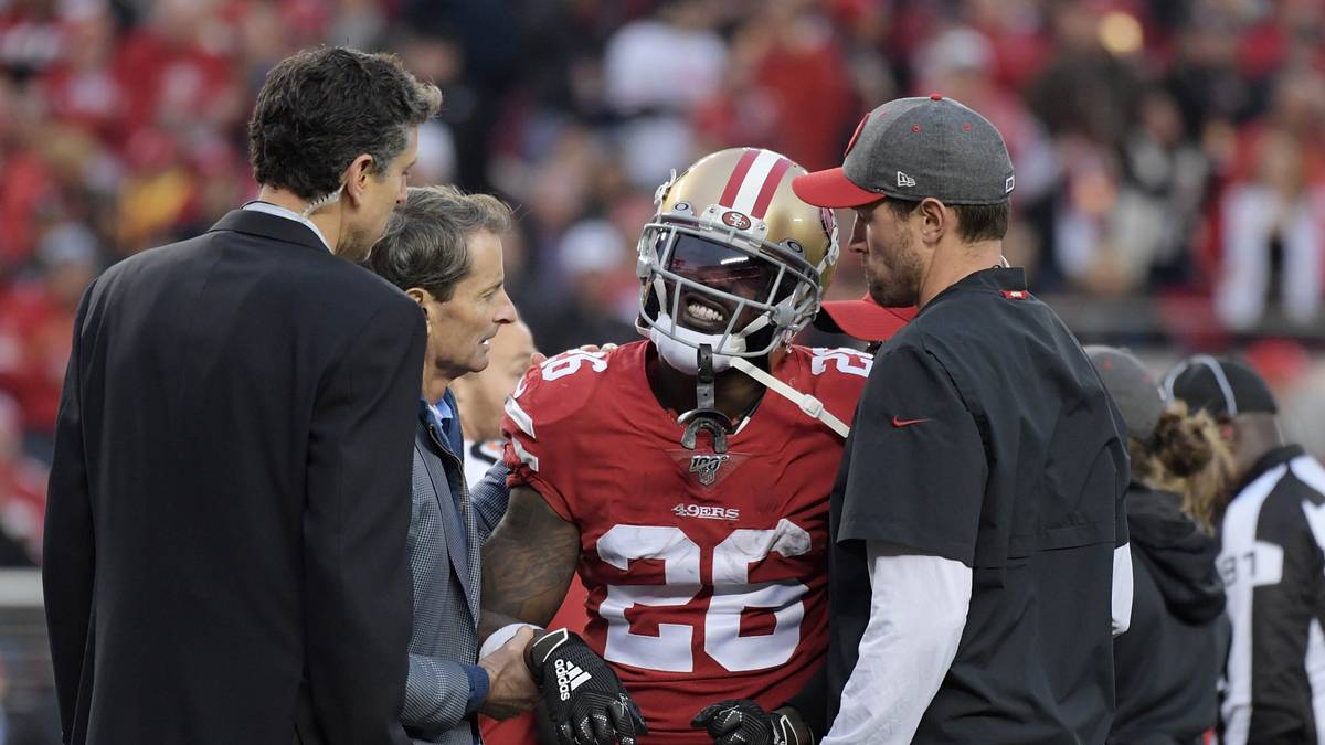 49ers RB Tevin Coleman Exits NFC Championship With Shoulder Injury