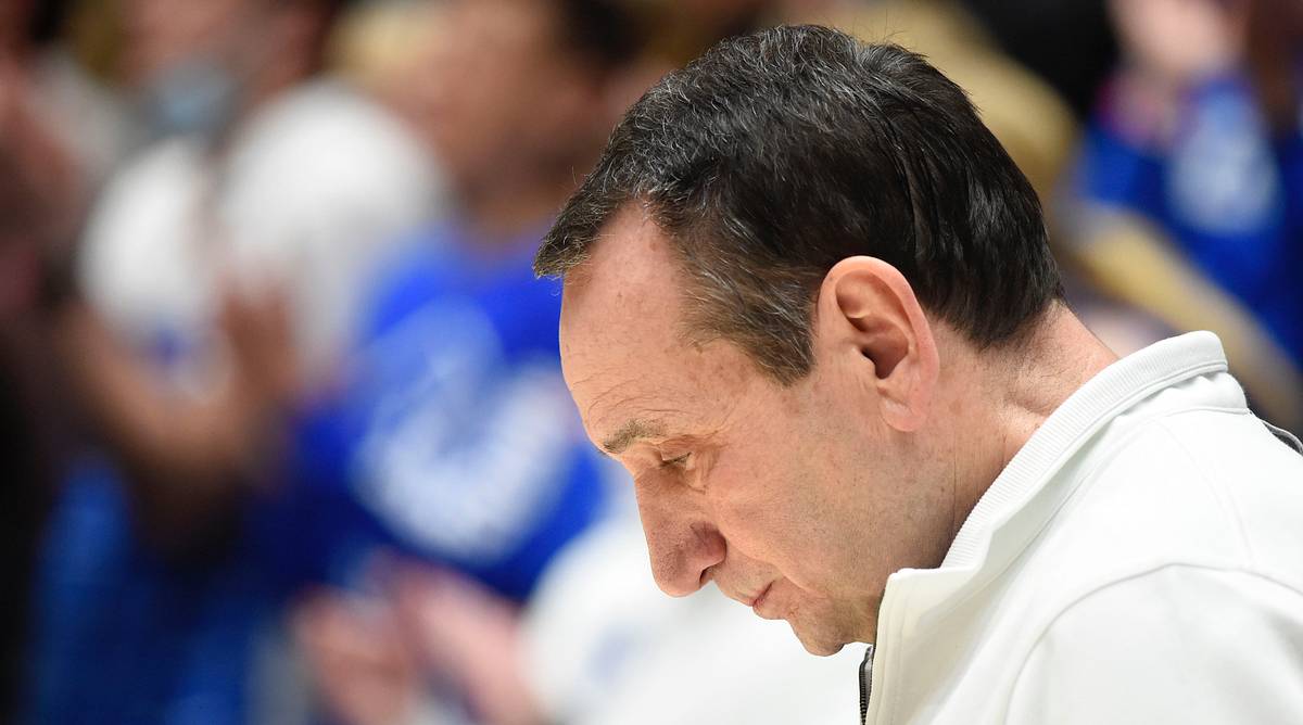 Duke Fans in Disbelief After UNC Spoils Coach K's Home Finale