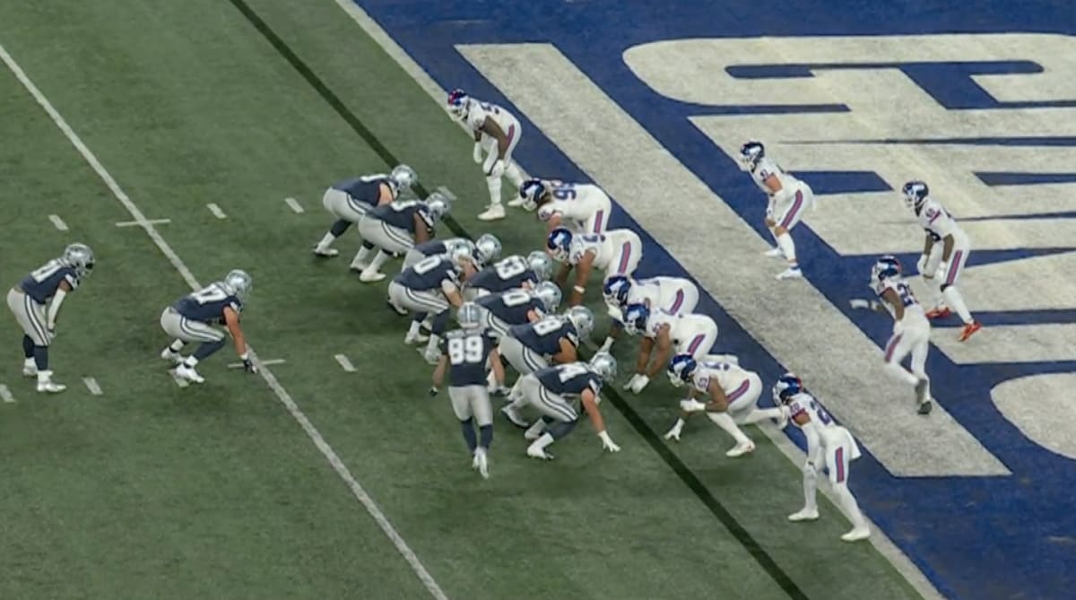 Giants Only Had 10 Players on Field for Cowboys TD Run