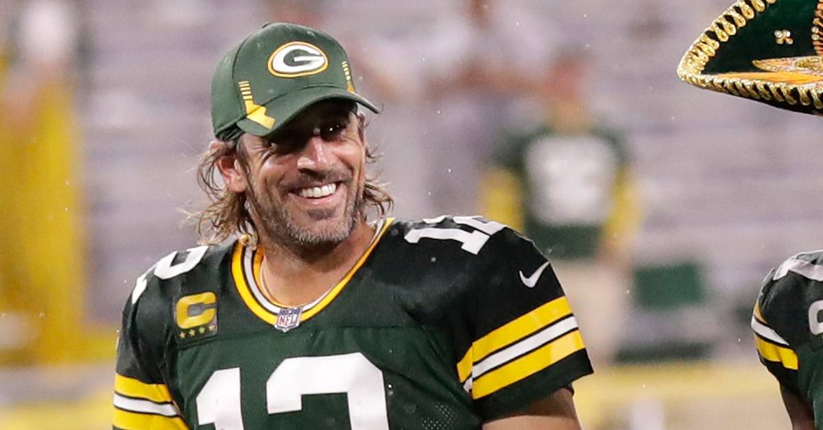 Aaron Rodgers growing hair out for mysterious Halloween costume
