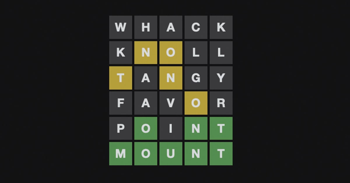 Wordle Sports teams take on the 'not wordle' meme on Twitter Sports