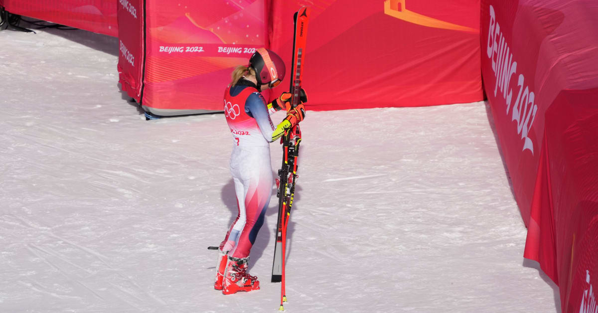 Mikaela Shiffrin Defending Olympic champion out of giant slalom