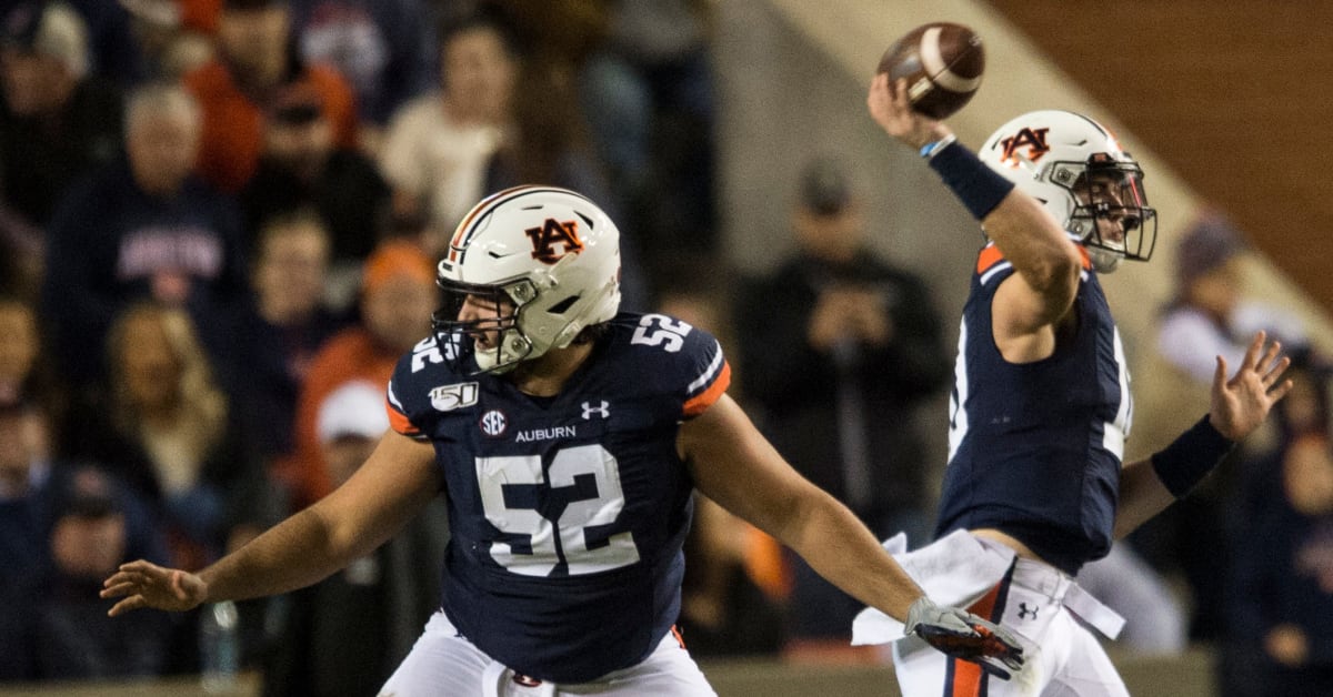 College football expert ranks Auburn football's offensive line in the top 10 Sports