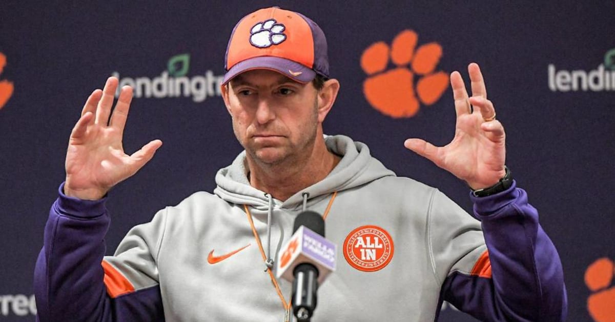 Dabo Swinney, Clemson Agree to 10Year, 115 Million Contract Sports