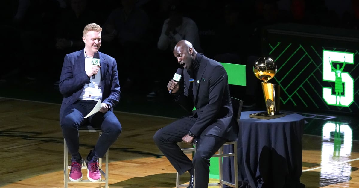 Ray Allen Attends Kevin Jersey Retirement In Boston Sports