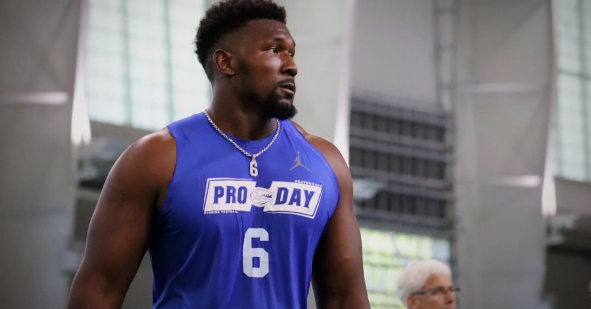 Zachary Carter Showcases Flexibility During Florida Gators Pro Day