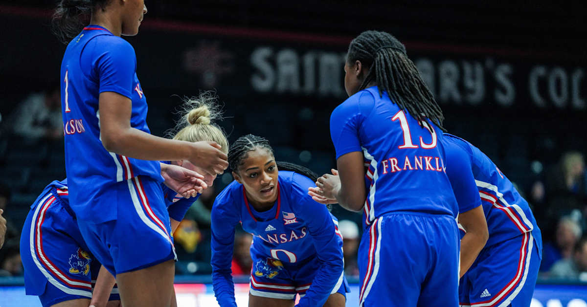 Zakiyah Franklin's 21 lead Kansas Jayhawks to rout against the Maine
