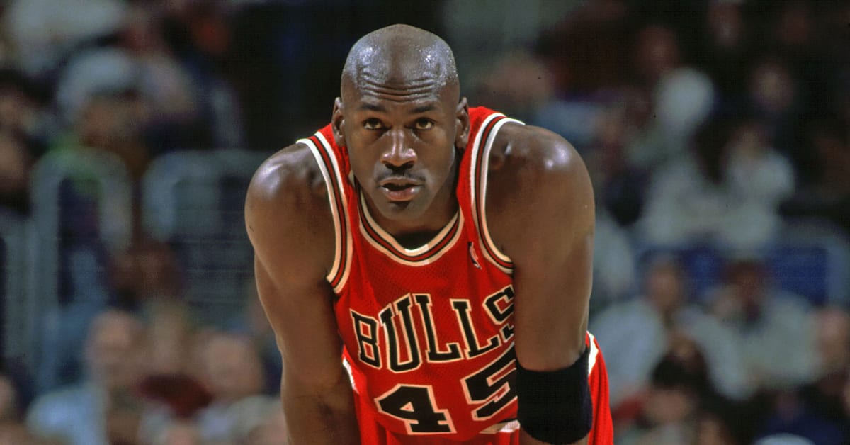 Why did Michael Jordan switch his jersey number from 23 to 45 when he  returned to the Bulls?