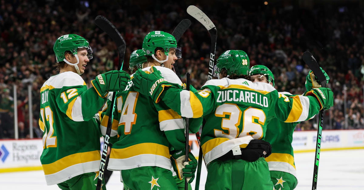 Mats Zuccarello's hat trick keeps redhot Wild rolling over Chicago