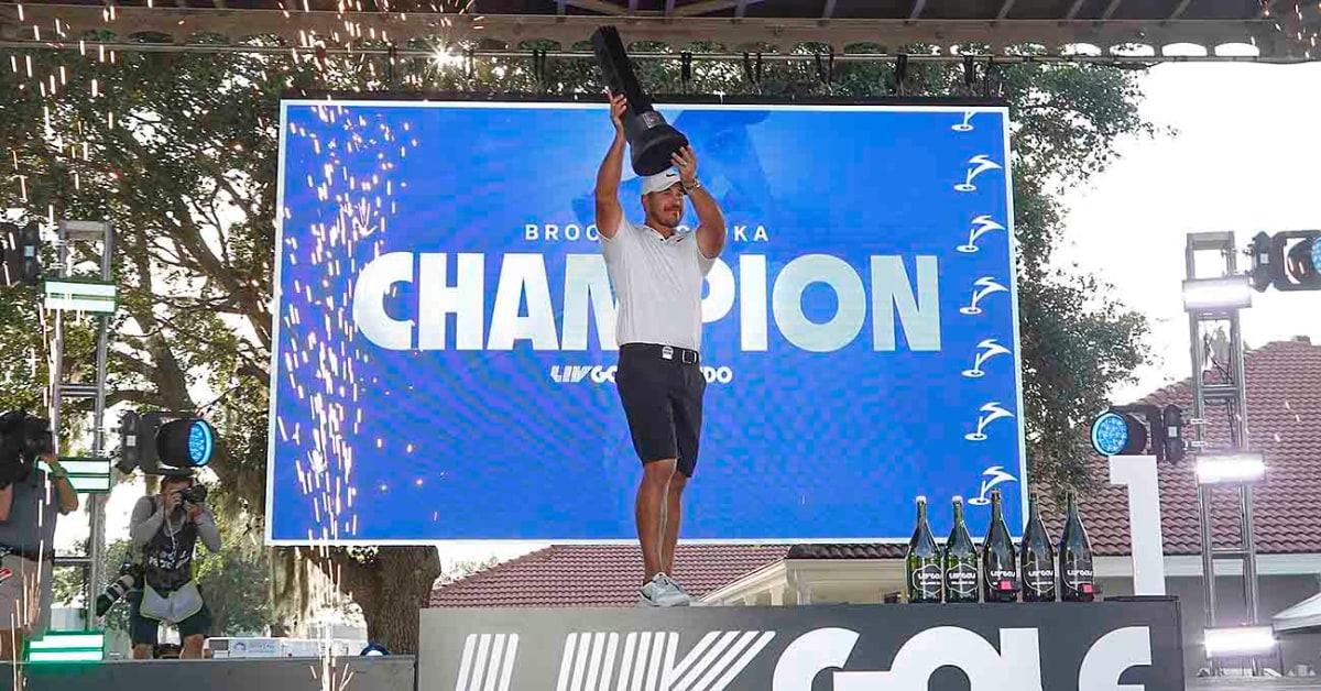 LIV Golf has its first twotime winner in Brooks Koepka Sports
