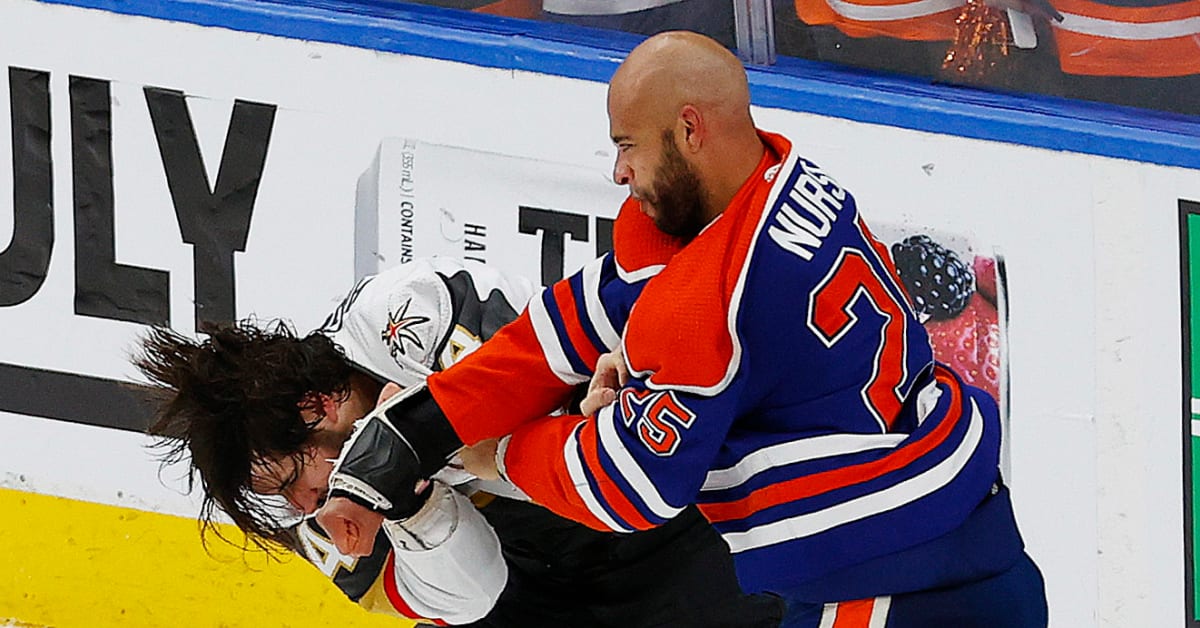 Oilers’ Nurse Suspended for Instigating Wild Fight at End of Game 4
