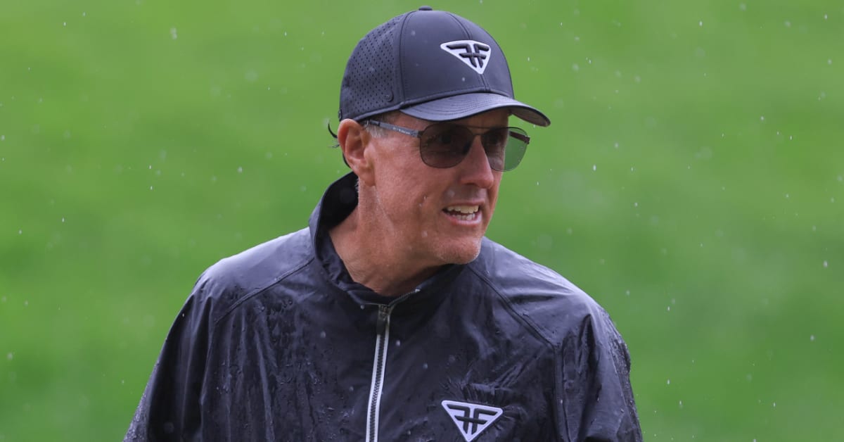 Why Phil Mickelson Wore Sunglasses During Rainy PGA Championship