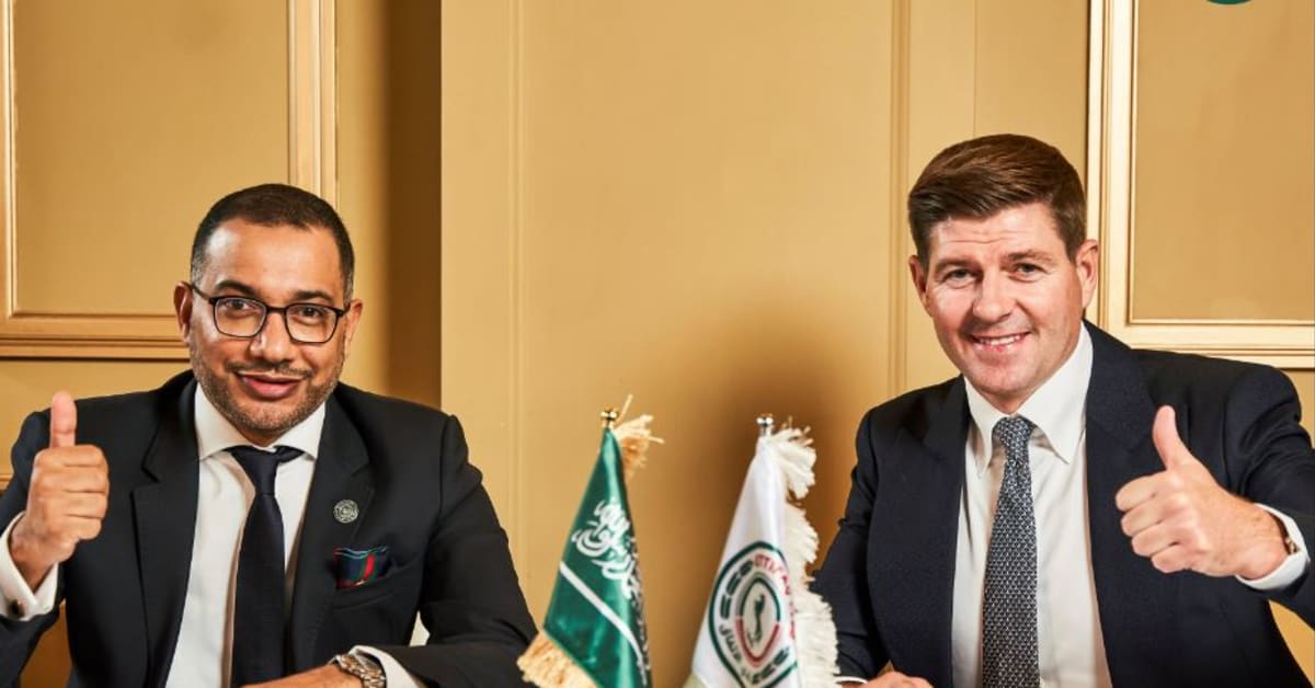 Steven Gerrard hired as Al-Ettifaq manager in Saudi Arabia - Futbol on ...