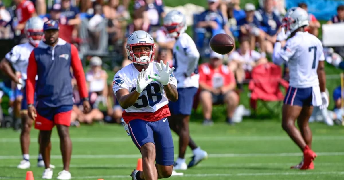 New England Patriots Rookie Receiver Kayshon Boutte Wears LSU Shoulder
