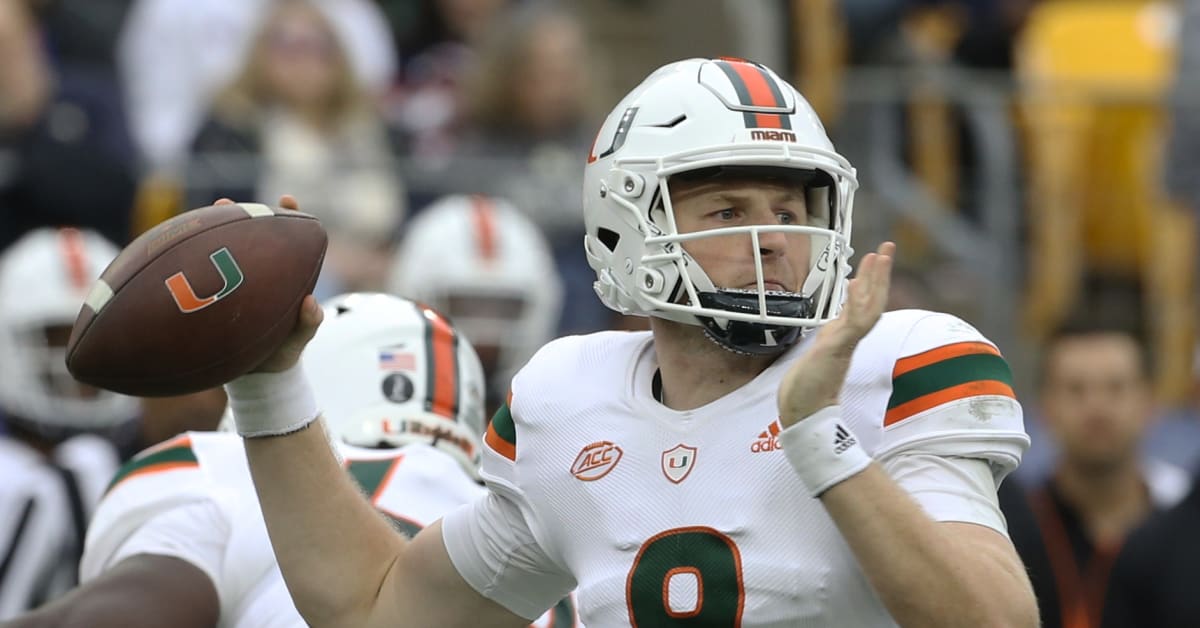 Miami Hurricanes NFL Draft Watch Quarterback Tyler Van Dyke All