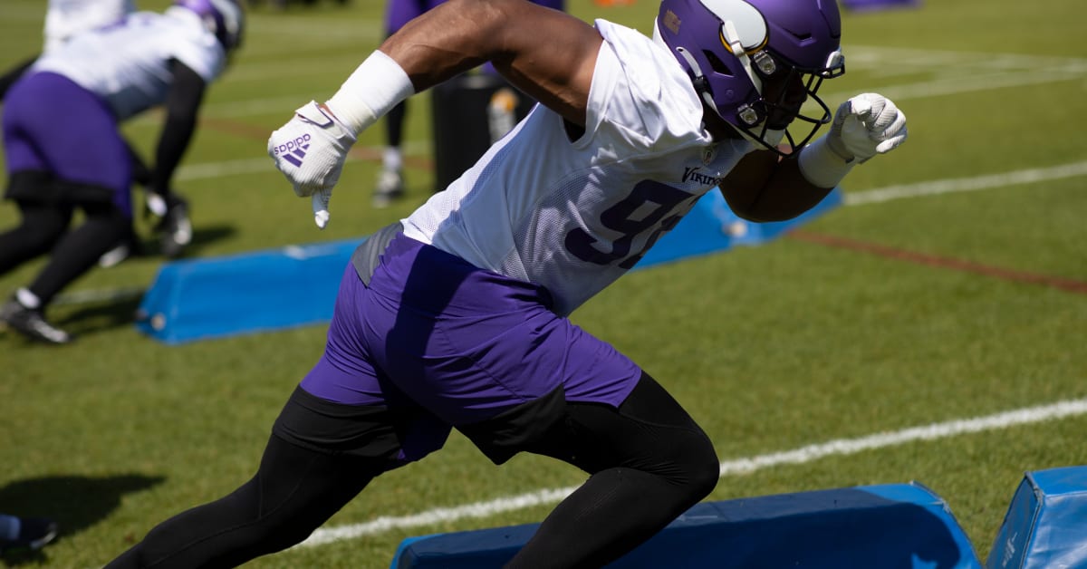 Vikings receivers, Dline have the most to gain as pads come on at camp