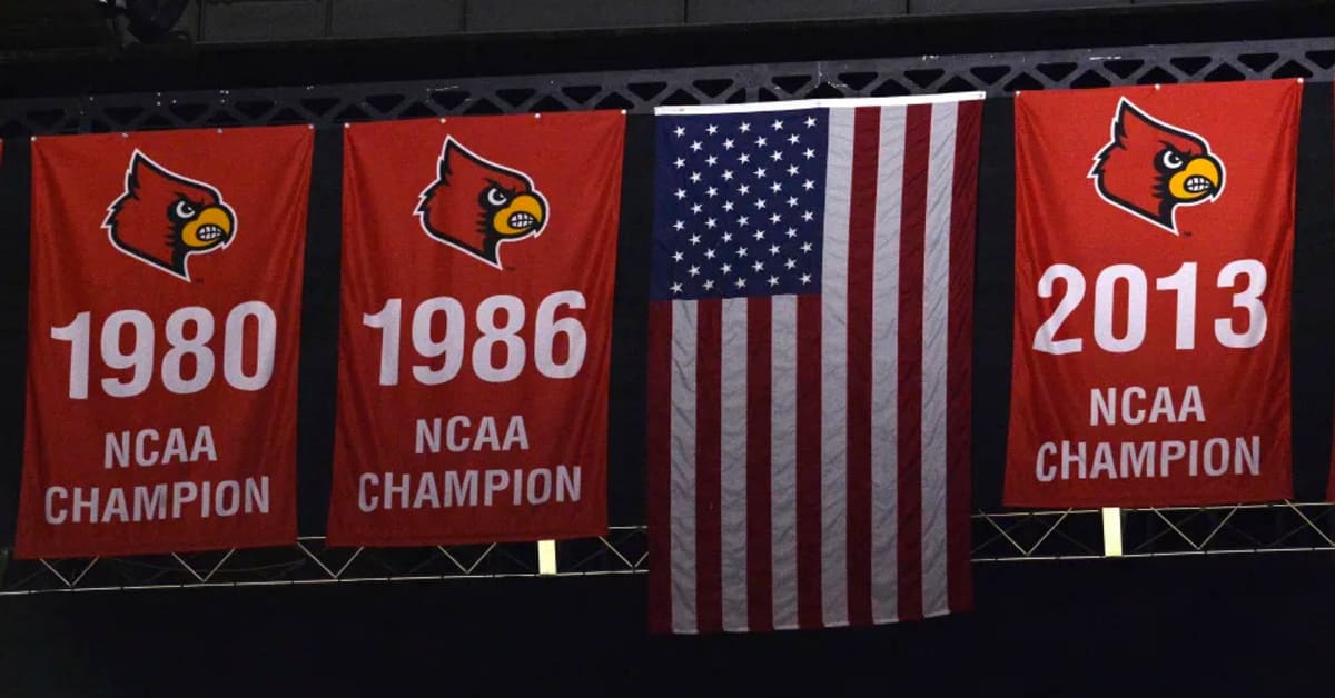 Louisville Cardinals Man Cave Fan Banner Scroll