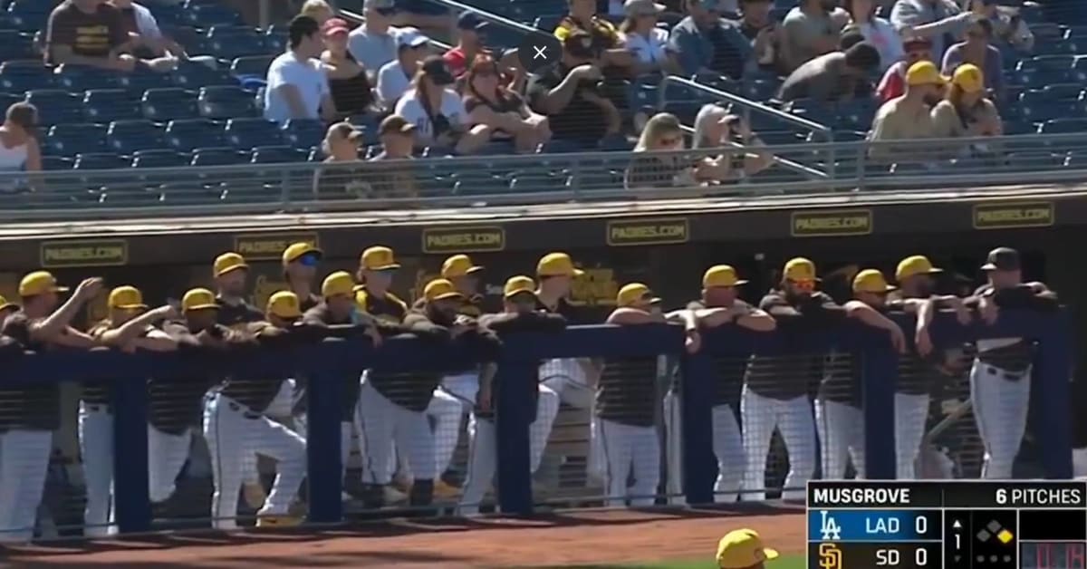 MLB Fans Had So Many Jokes About Padres’ Overcrowded Dugout in Spring Training