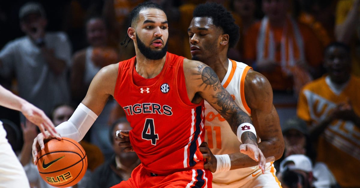 FirstRound Hopeful Johni Broome Stars For Auburn in Loss to Tennessee