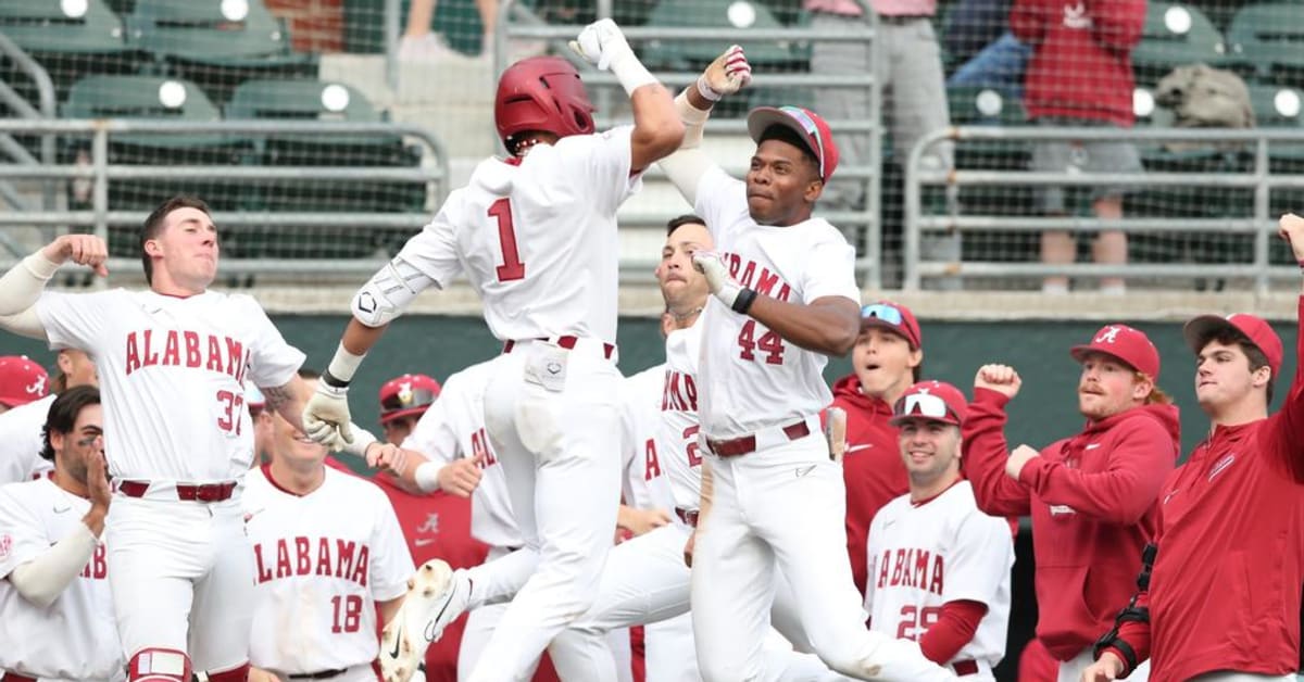 Crimson Hot Offense Propels Alabama Baseball Past Sports Illustrated Alabama Crimson