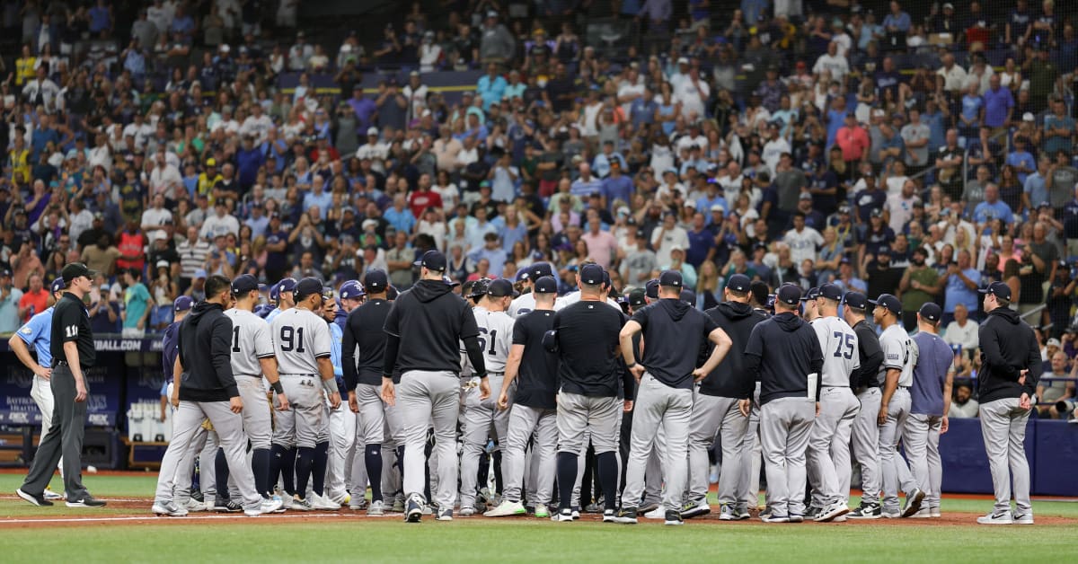 Benches Clear Twice as Tempers Flare Between Tampa Bay Rays, New York
