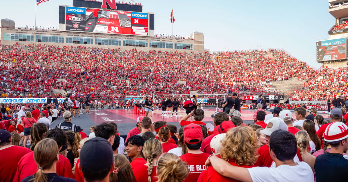 Nebraska Volleyball Epic Scenes Emerge From GroundBreaking Match in