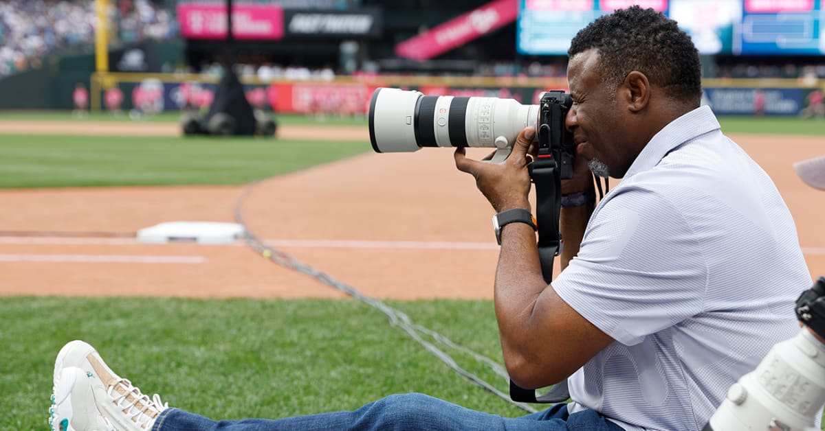 Ken Griffey Jr. Trades Bat for Camera, Captures Amazing NFL Photos