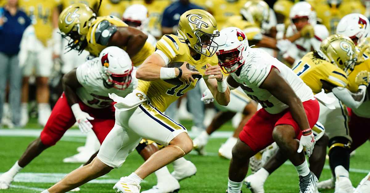 Tech Football Firsthalf Thoughts vs Louisville Sports