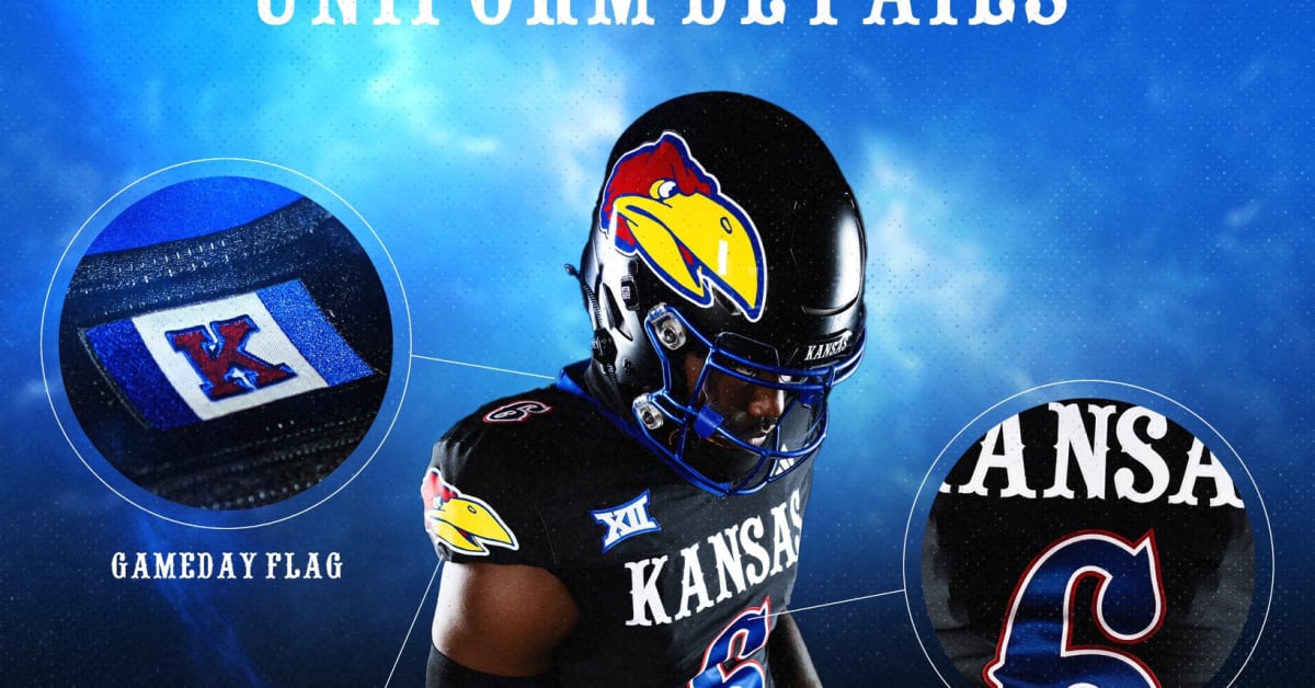 KU unveils redesigned football jerseys - KU Sports