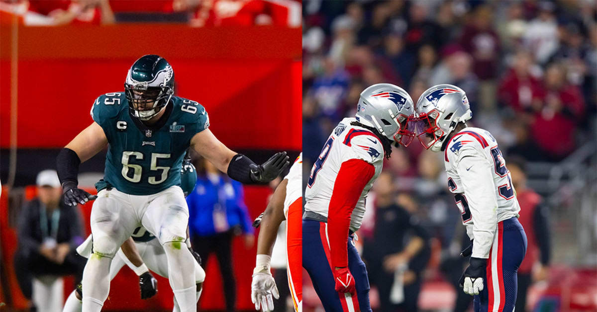 Philadelphia Eagles AllPro Offensive Lineman Lane Johnson New England