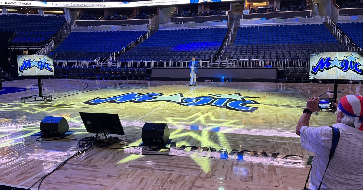 Magic reveal jersey, court design to mark 35th anniversary