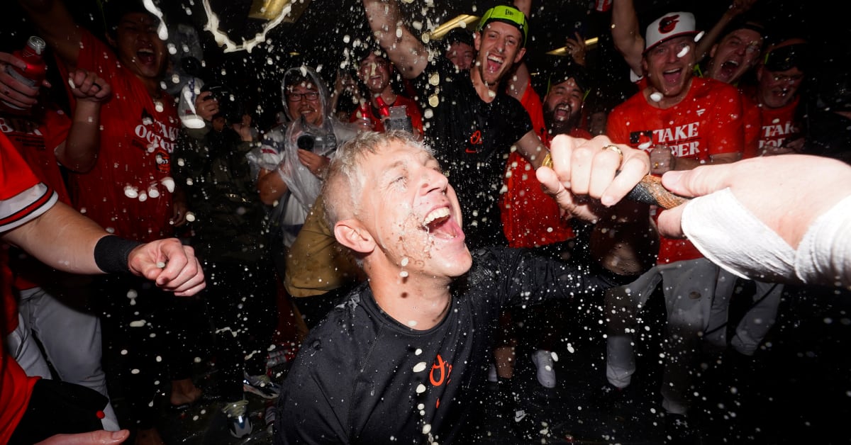 Orioles GM Hits Beer Bong During Wild Clubhouse Celebration Sports