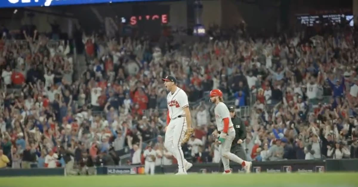 This FieldLevel View of the Braves' GameWinning Double Play is So