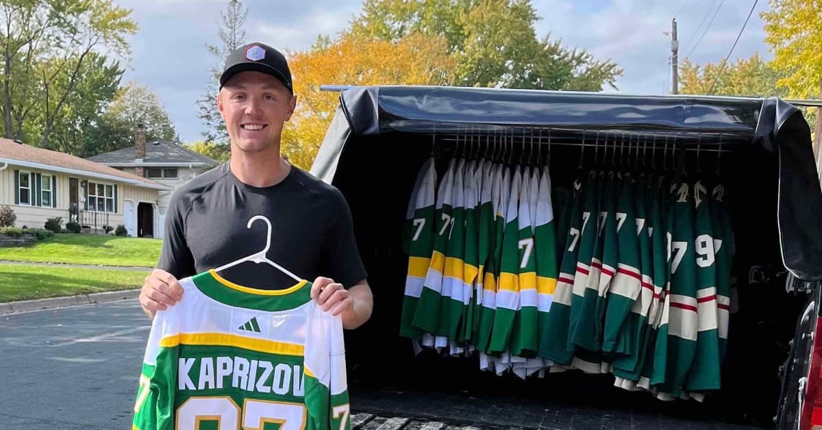 Meet the guy with a truck full of rentable Wild jerseys near Xcel
