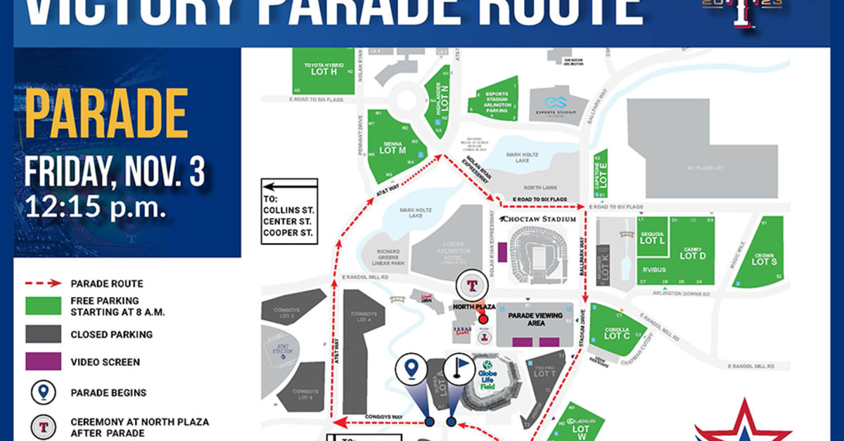 Updated Texas Rangers World Series Victory Parade Info For Friday Sports Ilrated News Analysiore