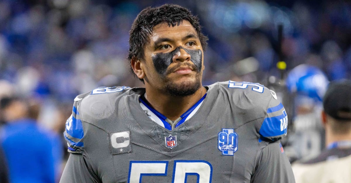 Detroit Lions Penei Sewell highest PFFgraded right tackle in NFL