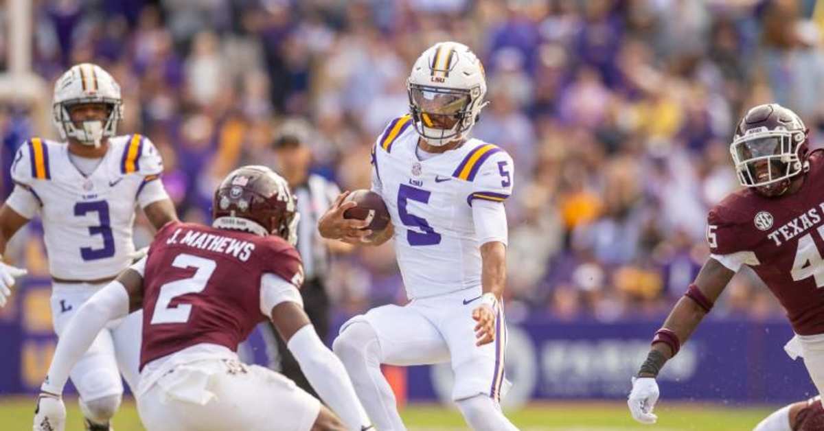 LSU QB Jayden Daniels Makes His Final Heisman Trophy Statement vs