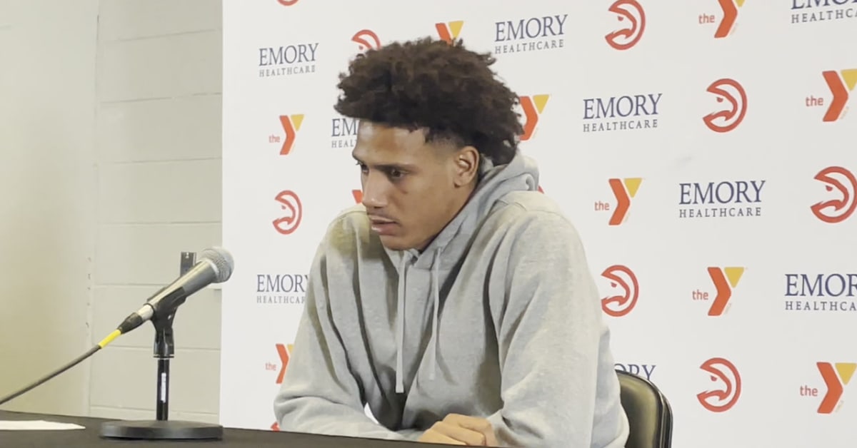 WATCH Everything From Jalen Johnson After Hawks Victory Over the Spurs