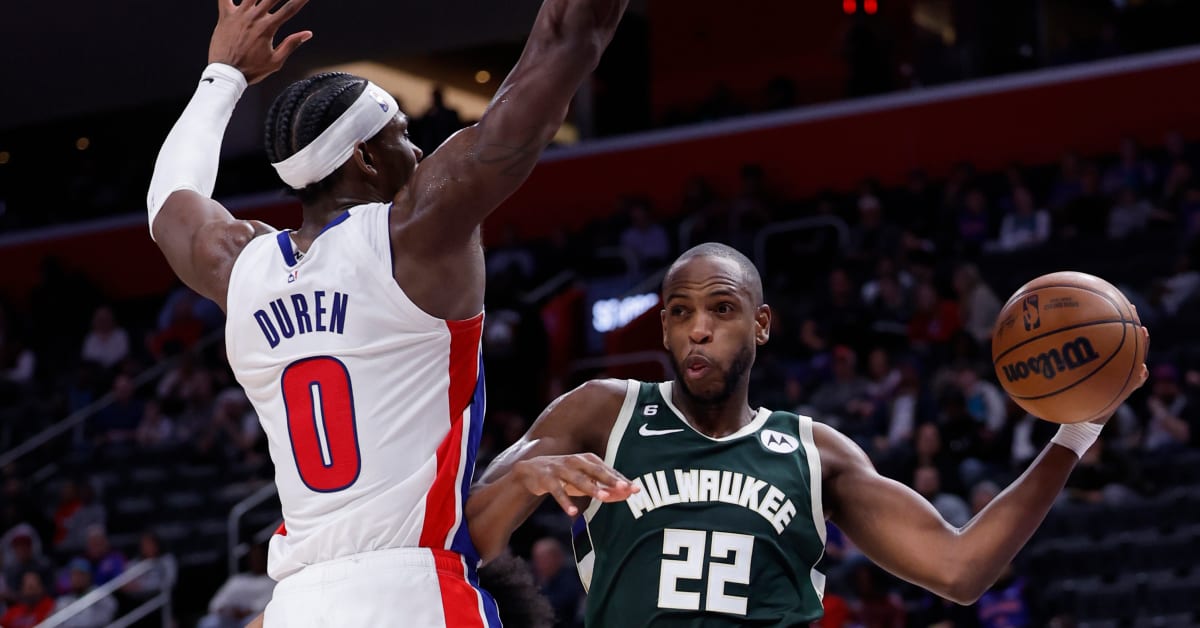 Khris Middleton to miss his second game of the season vs. the Pistons