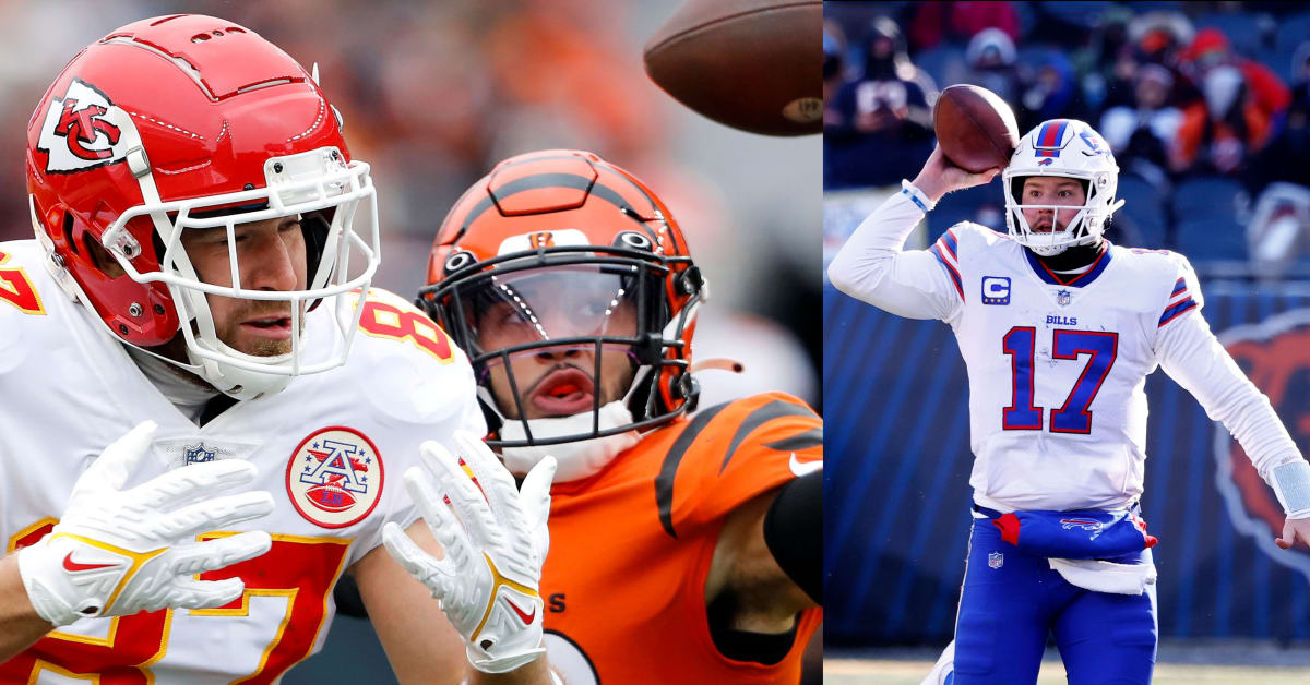 Buffalo Bills QB Josh Allen = Kansas City Chiefs TE Travis Kelce