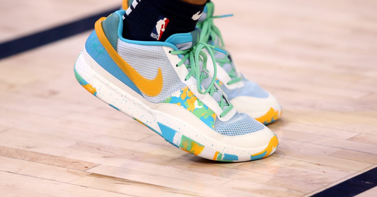 Ja Morant In His Scratch Nike Ja 1s For The NBA All-Star Game