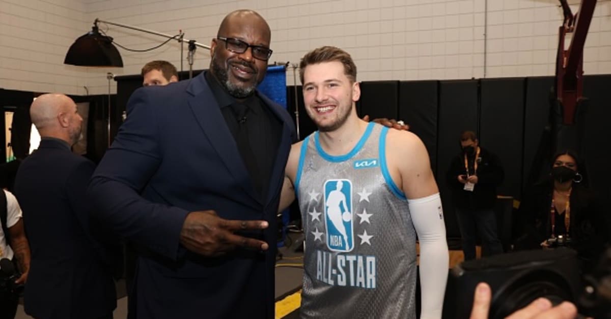 Dallas Mavs Star Luka Doncic Hosts Shaq with Euro Mansion, Hookah