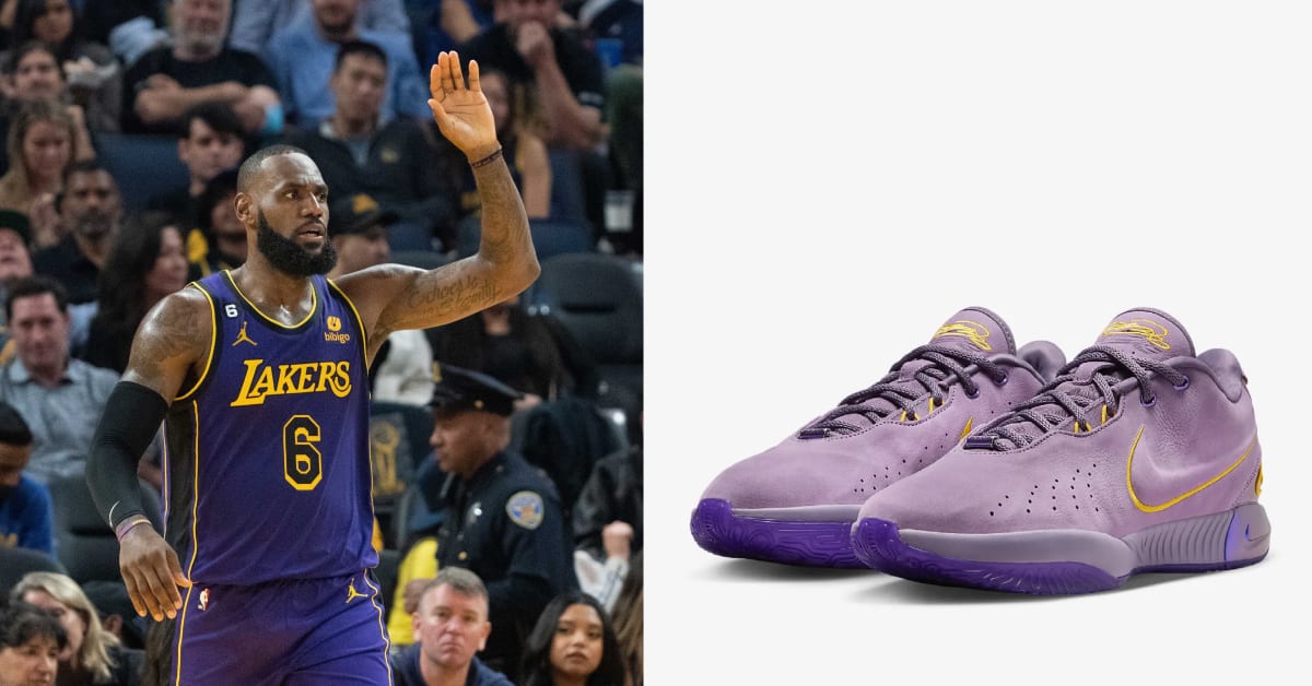 lebron laker sneakers