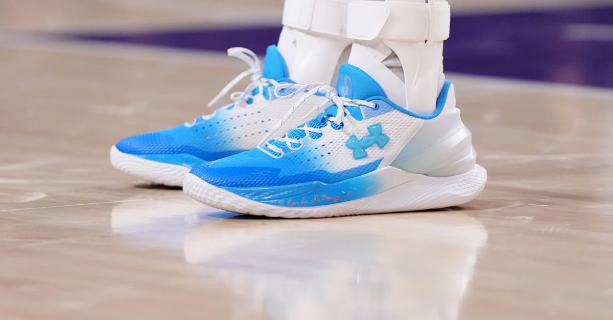 Stephen Curry Wears Curry 2 FloTro Low 'Mouthguard' Colorway - Sports ...