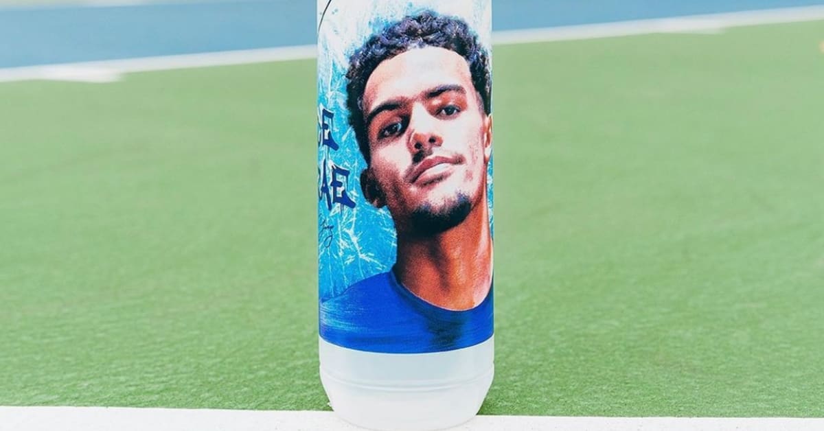 Body Armor Giving Away Bottles Featuring Trae Young's Face Sports
