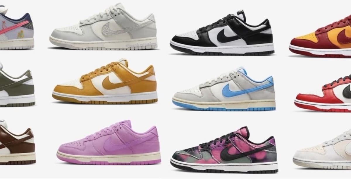 A Complete List of Nike Dunk Low Sneakers Restocking This Week