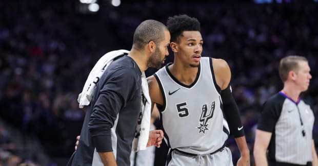 Spurs Ex Dejounte Murray on Relationship with Tony Parker: 'He Didn't Like It'